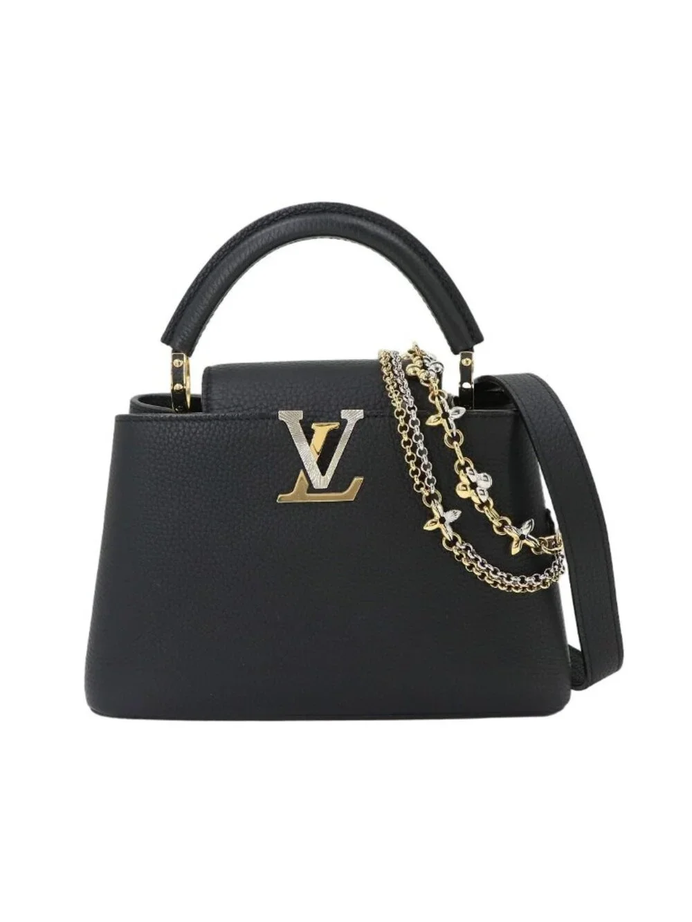 Louis Vuitton Capucines BB 2-Way Bag Taurillon Leather Black